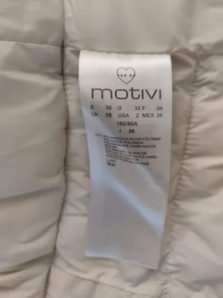 Piumino Motivi manica 3/4 tg. 38 IT XS