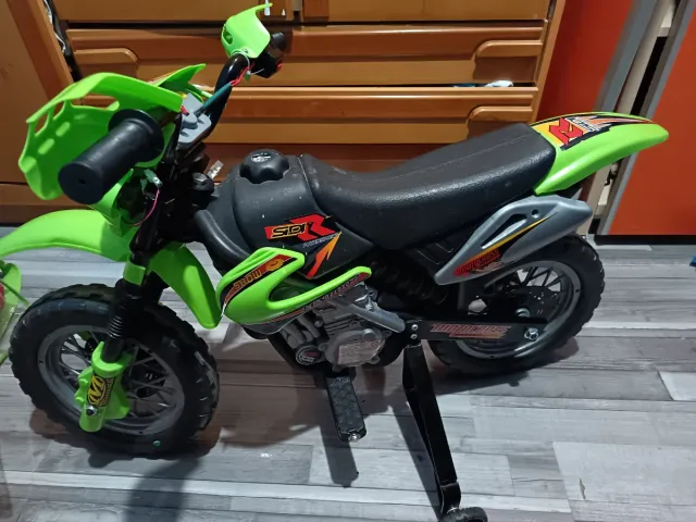 Moto Eléctrica Infantil Verde