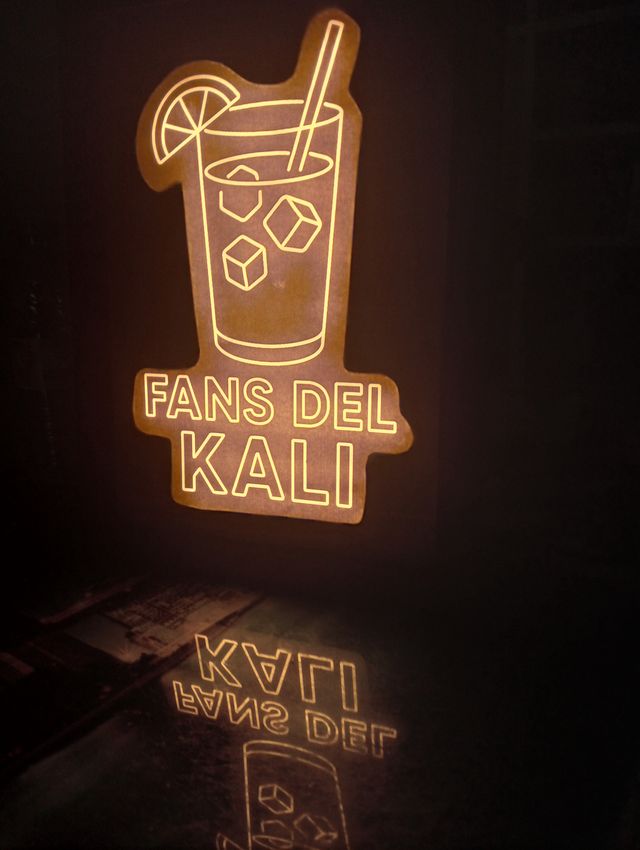 Rótulo Neón Personalizado Fans Del Kali