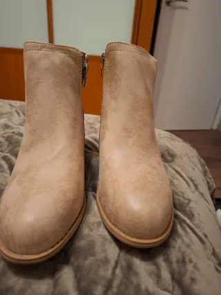 Botines beige/marrón Talla 38