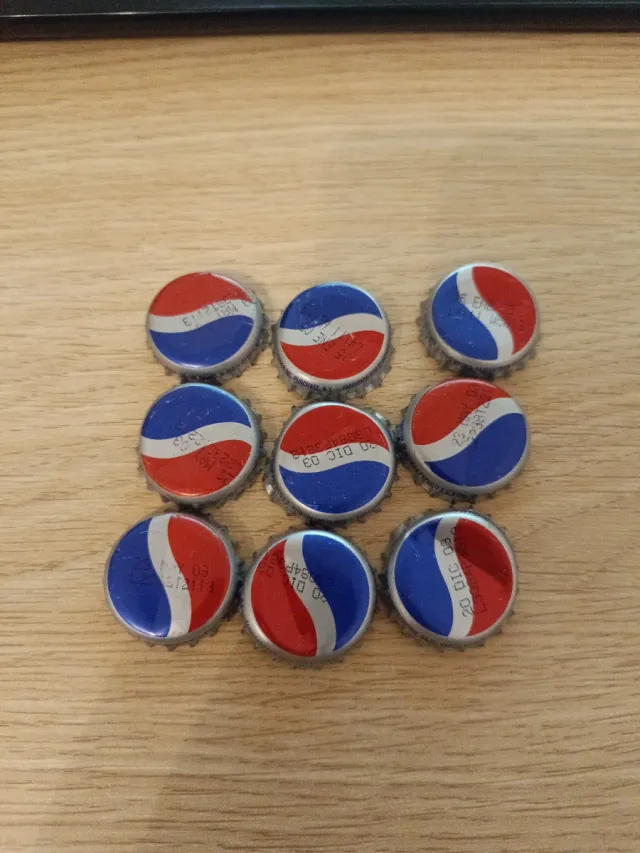 Lote 9 Chapas Pepsi