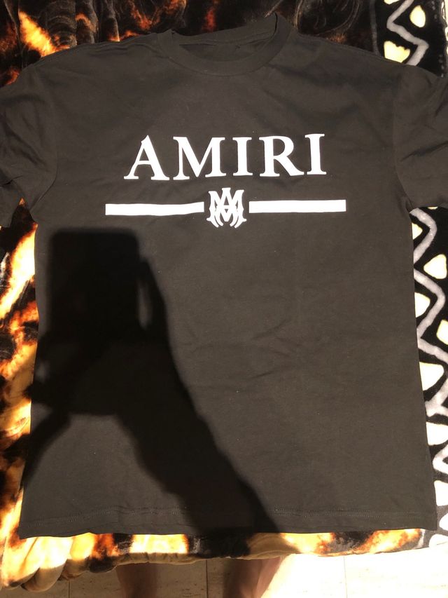 Camiseta Amiri Negra Corta