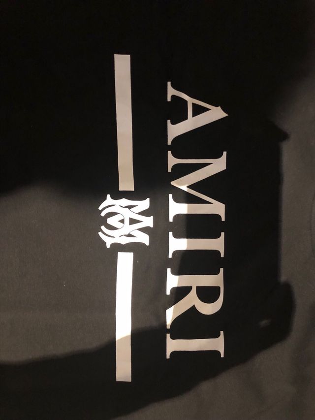 Camiseta Amiri Negra Corta