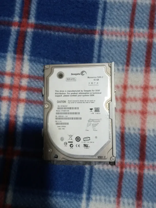 Disco Duro Seagate Momentus 5400.2 60GB