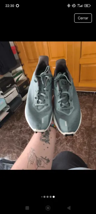 Salomon Alpha Cross 3 gris/verde