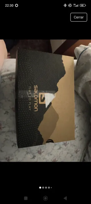 Salomon Alpha Cross 3 gris/verde