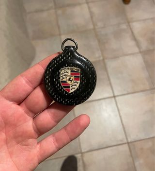 Portachiavi Porsche Carbonio