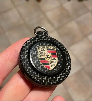 Portachiavi Porsche Carbonio