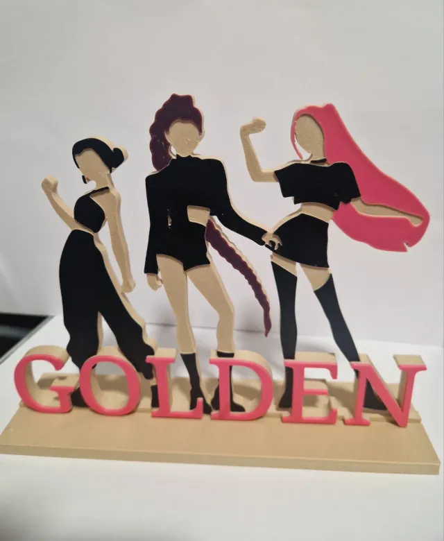 Figura Kpop Huntrix, Rumi, Mira y Zoey