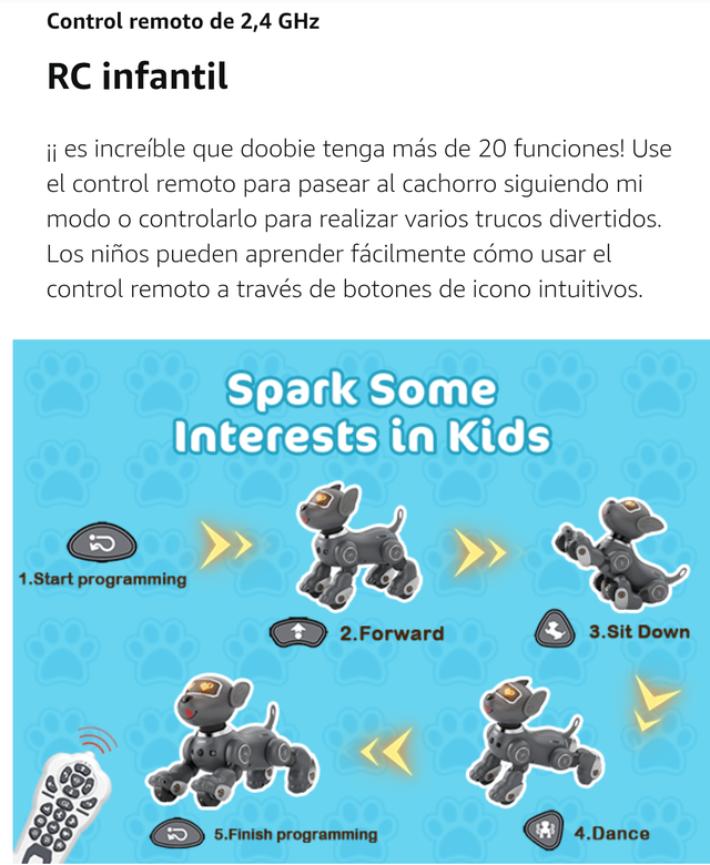 Perro Robot Inteligente Nuevo