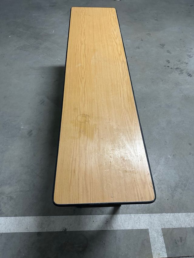 Mesa plegable madera y metal