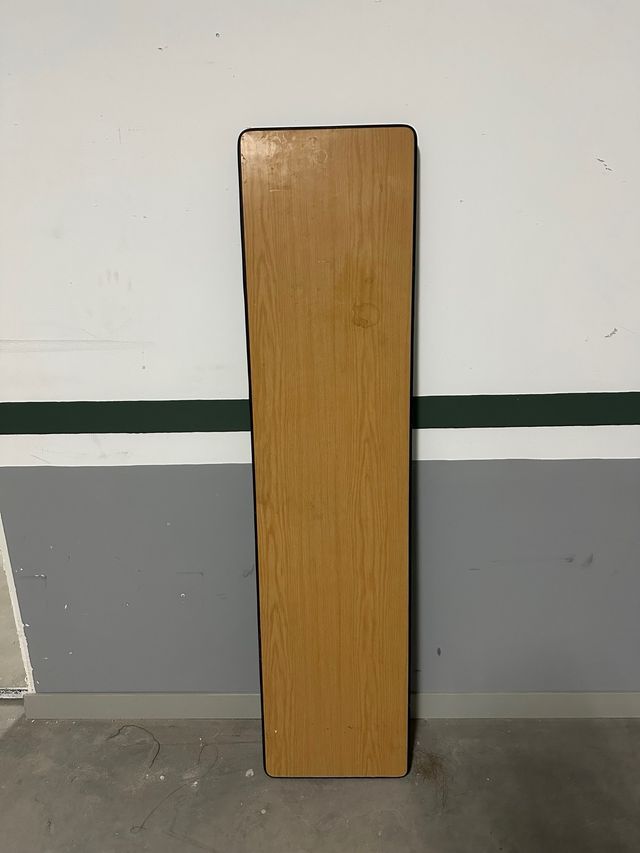 Mesa plegable madera y metal