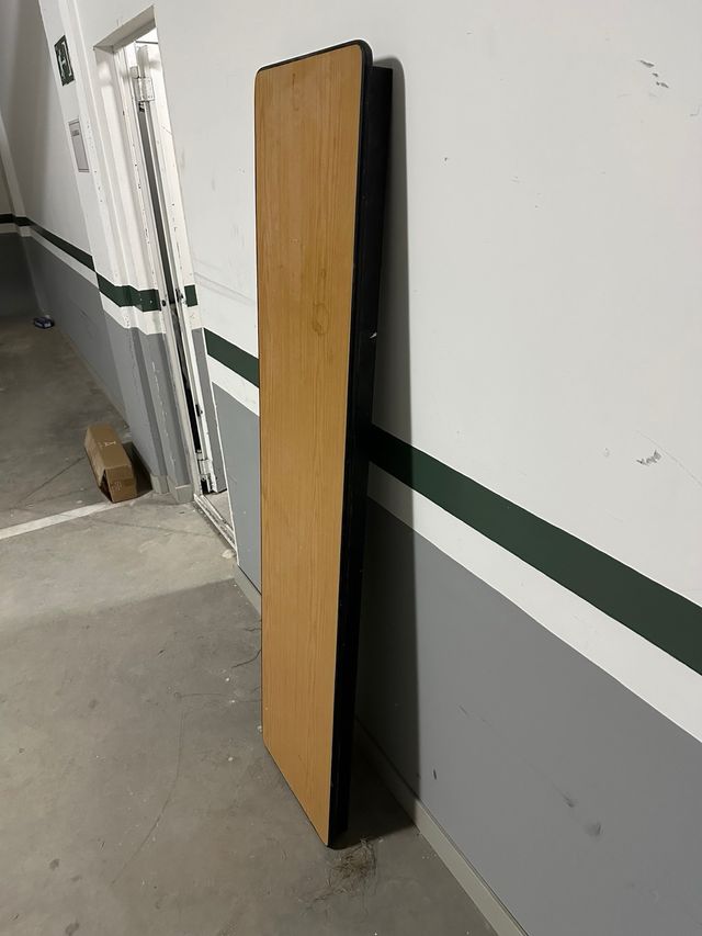 Mesa plegable madera y metal