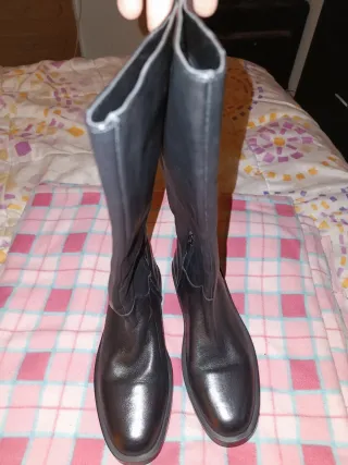 Botas altas Mango, Plataforma Negras