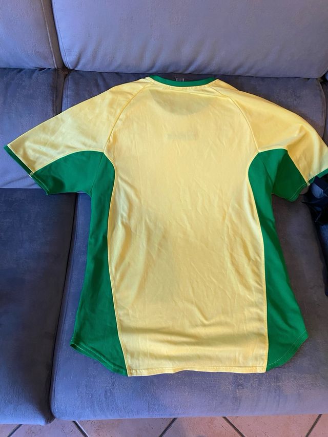 Maglia Kipsta calcio gialla e verde taglia L