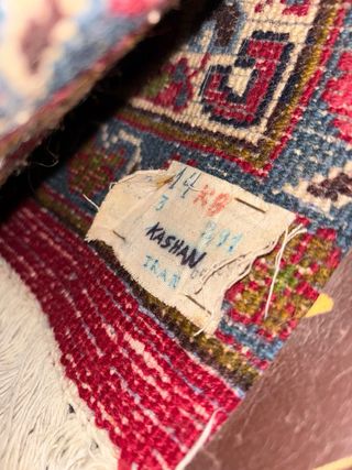 Alfombra Persa Kashan 3x3m Lana