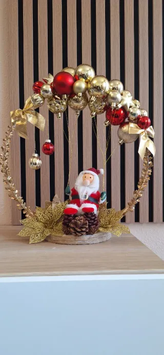 Adorno Navideño Papá Noel Colgante