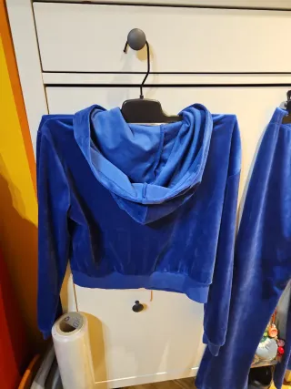 Chándal terciopelo azul eléctrico