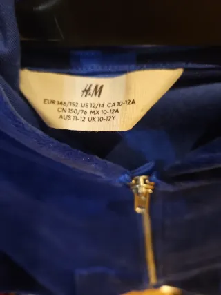 Chándal terciopelo azul eléctrico