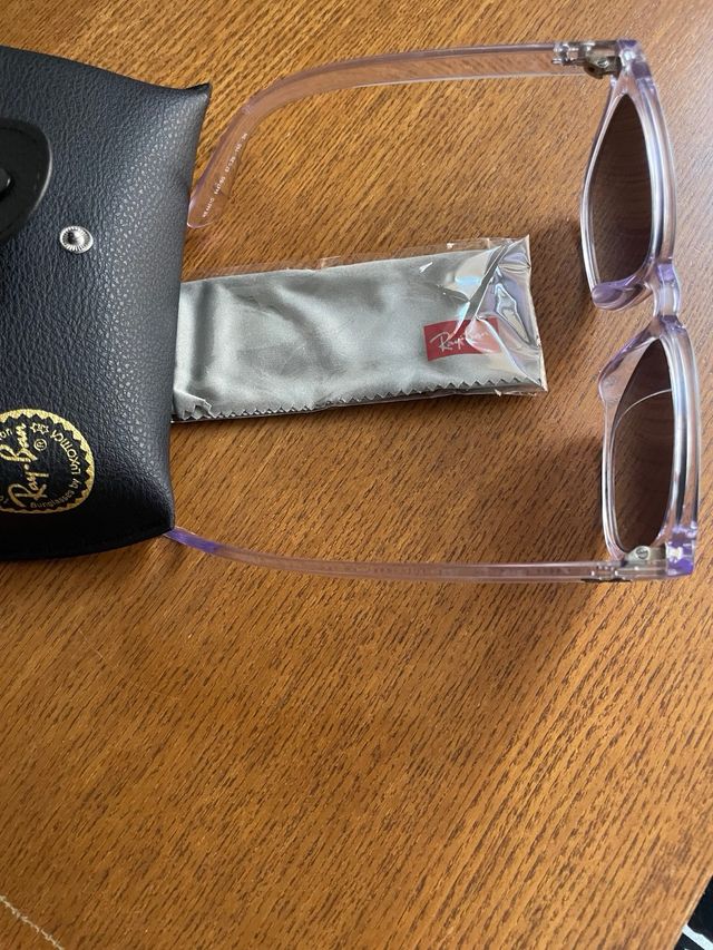 Gafas de sol Ray-Ban transparentes