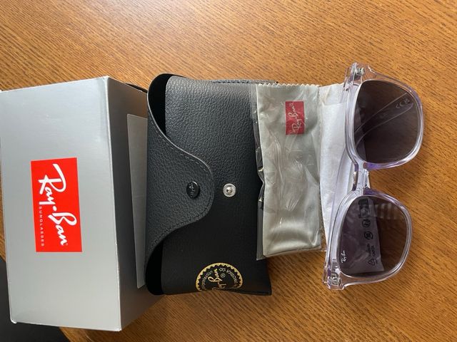 Gafas de sol Ray-Ban transparentes
