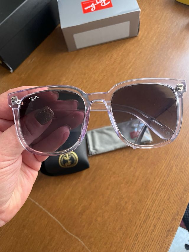 Gafas de sol Ray-Ban transparentes
