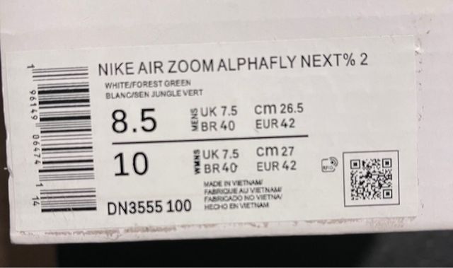 Nike Air Zoom Alphafly Next% Zapatillas Running