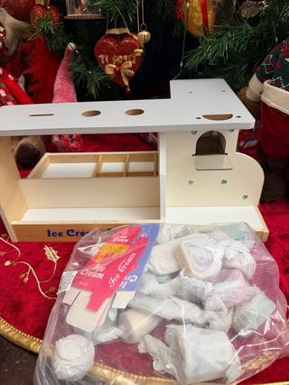 Negozio di gelati in legno per bambini