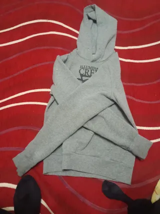 Felpa Illuminati Crew Grigia