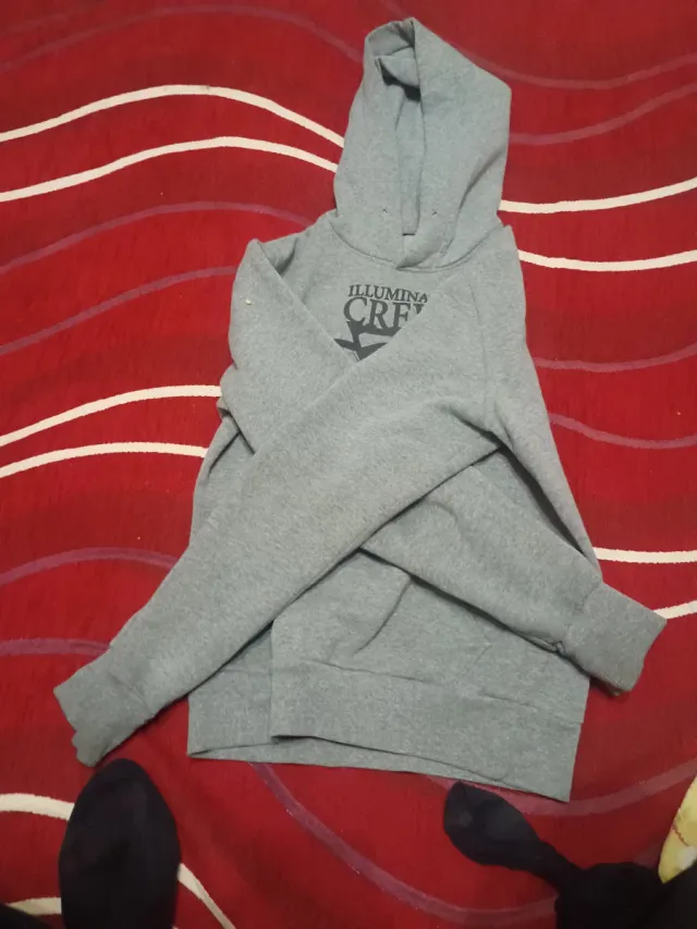 Felpa Illuminati Crew Grigia