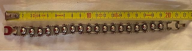 Bracciale uomo metallo silver