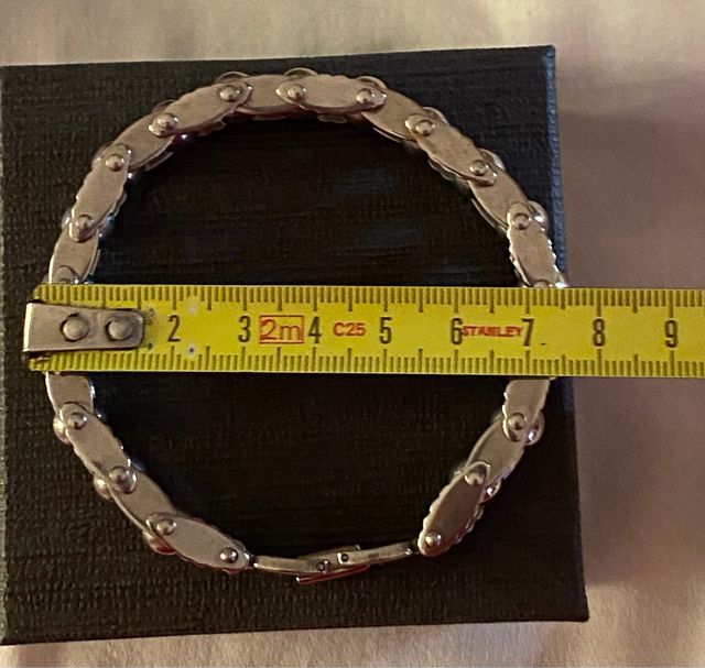 Bracciale uomo metallo silver