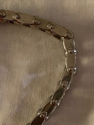 Bracciale uomo metallo silver