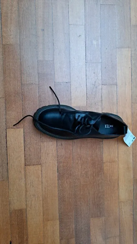 Zapatos Tex Negros Talla 38 Nuevos