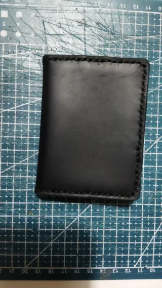 Cartera porta placa negra