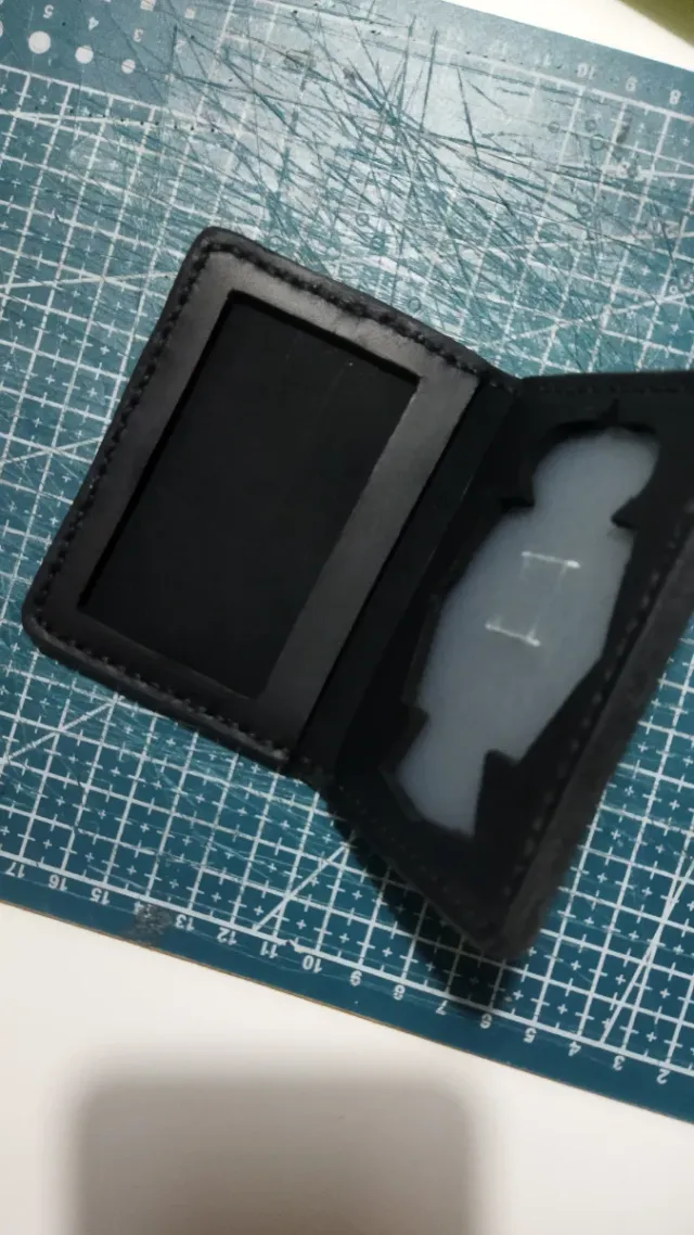 Cartera porta placa negra