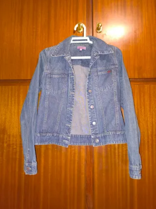 Cazadora Vaquera Mujer Bershka