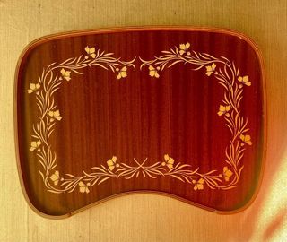 Mesa bandeja vintage madera plegable 60s