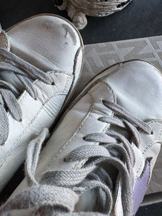 Golden Goose Donna Taglia 37 Viola Bianco