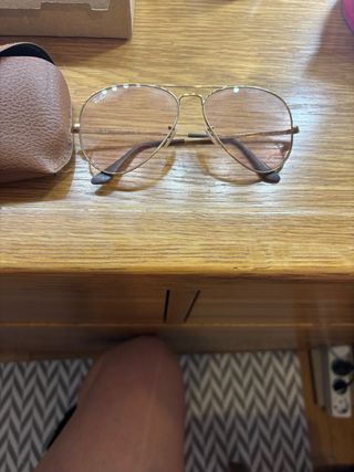 Gafas Ray-Ban Aviador Fotocromáticas Doradas Rosas