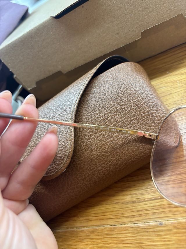 Gafas Ray-Ban Aviador Fotocromáticas Doradas Rosas