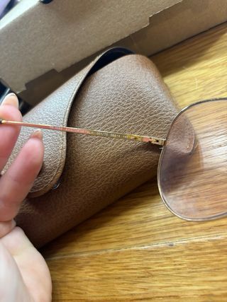 Gafas Ray-Ban Aviador Fotocromáticas Doradas Rosas