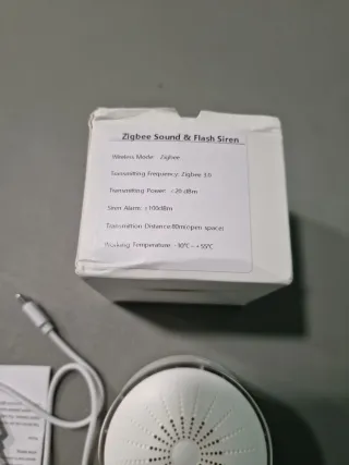 Sirena Alarma Zigbee