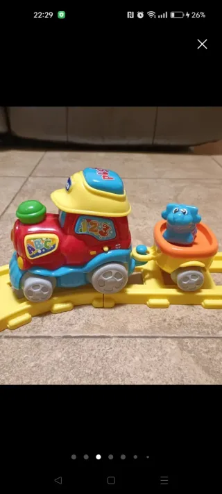 Tren bilingüe de juguete Chicco