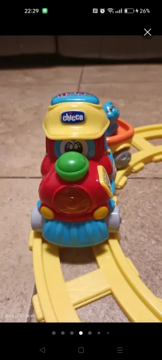 Tren bilingüe de juguete Chicco