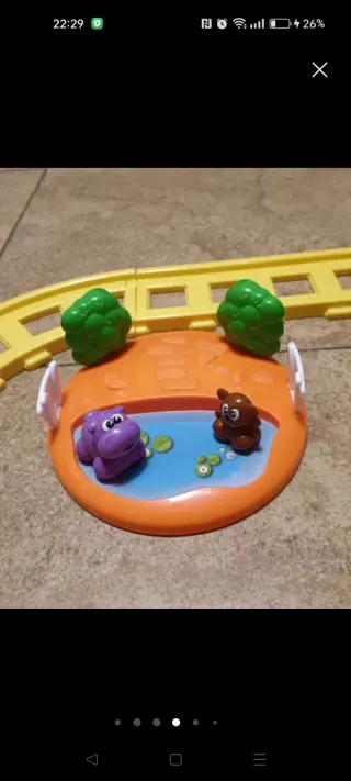 Tren bilingüe de juguete Chicco