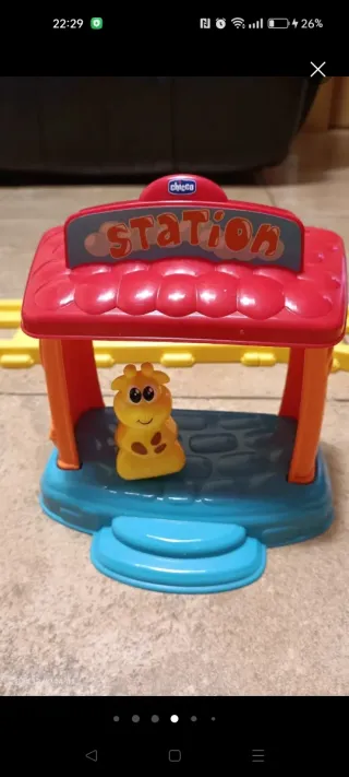 Tren bilingüe de juguete Chicco