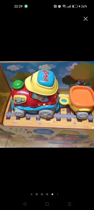 Tren bilingüe de juguete Chicco