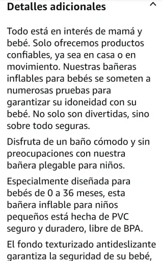 Bañera inflable bebé Anluomafuy Rosa