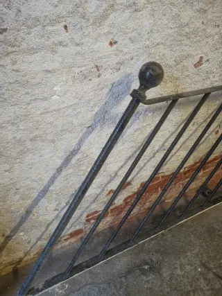 Barandilla de hierro forjado